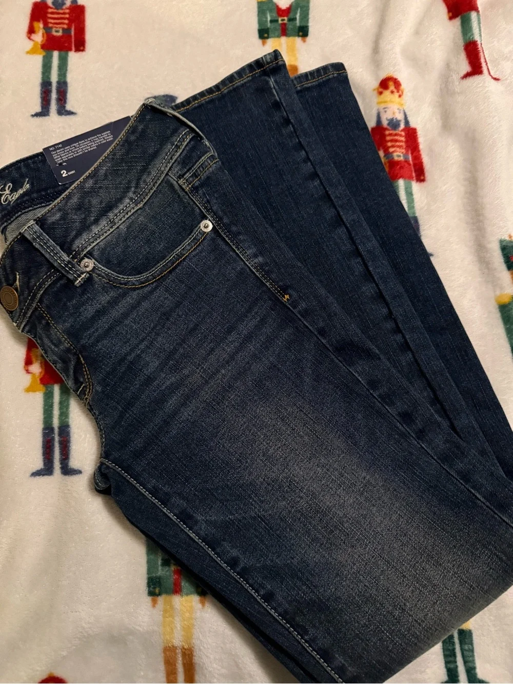 American Eagle Outfitters Dark Blue Bootcut Jeans